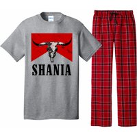 Shania Country Western Bull Pajama Set