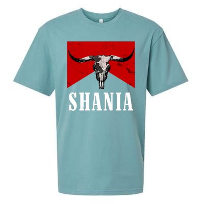 Shania Country Western Bull Sueded Cloud Jersey T-Shirt