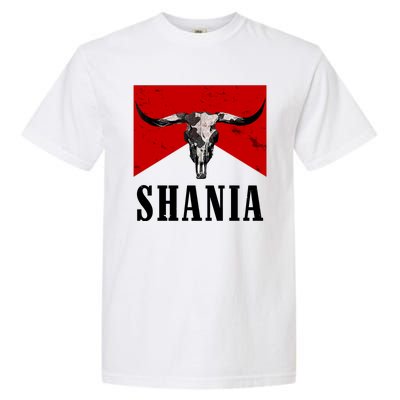 Shania Country Western Bull Garment-Dyed Heavyweight T-Shirt