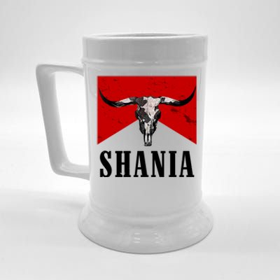 Shania Country Western Bull Beer Stein