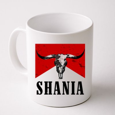 Shania Country Western Bull Coffee Mug