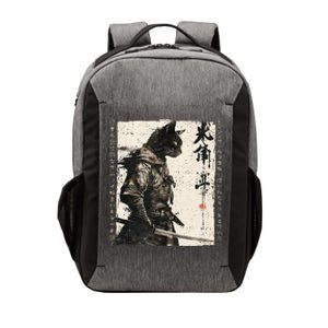 Samurai Cat Warrior Ukiyo Ink Artwork Cat Samurai Vector Backpack