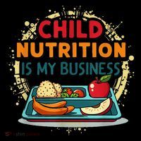 School Cafeteria Worker Lunch Lady Food Tray Child Nutrition Flatbill Hat