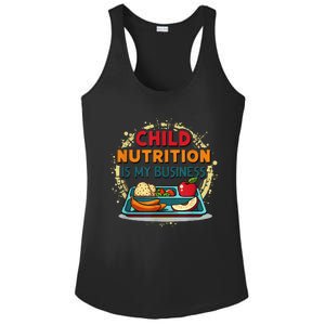 School Cafeteria Worker Lunch Lady Food Tray Child Nutrition Ladies PosiCharge Competitor Racerback Tank