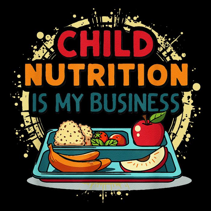 School Cafeteria Worker Lunch Lady Food Tray Child Nutrition Womens T-Shirt