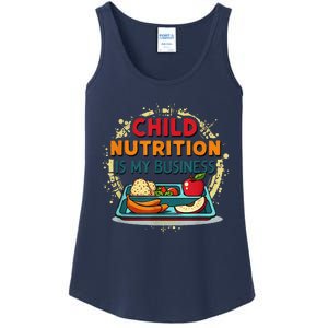 School Cafeteria Worker Lunch Lady Food Tray Child Nutrition Ladies Essential Tank