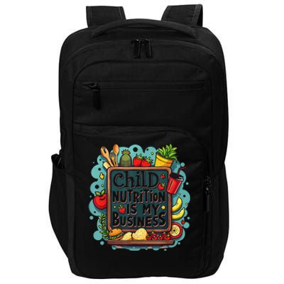 School Cafeteria Worker Lunch Lady Food Tray Child Nutrition Impact Tech Backpack