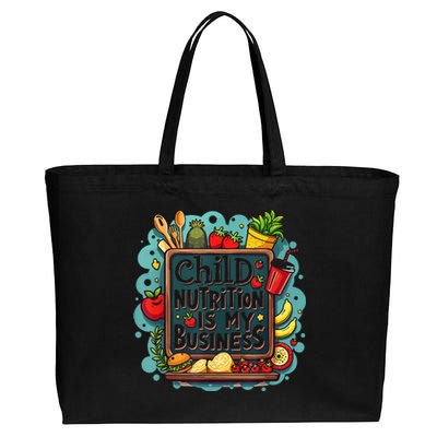 School Cafeteria Worker Lunch Lady Food Tray Child Nutrition Cotton Canvas Jumbo Tote