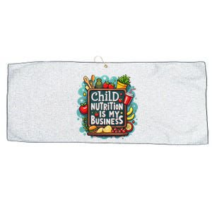 School Cafeteria Worker Lunch Lady Food Tray Child Nutrition Large Microfiber Waffle Golf Towel