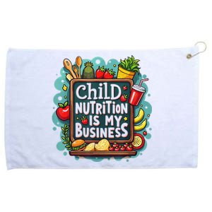 School Cafeteria Worker Lunch Lady Food Tray Child Nutrition Grommeted Golf Towel