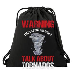 Storm Chaser Weather Forecaster Meteorologist Tornadoes Drawstring Bag