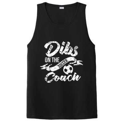 Soccer Coachs Wife Girlfriend Dibs On The Coach PosiCharge Competitor Tank