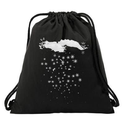 Snowflake Costume Winter Christmas Matching Drawstring Bag