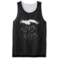 Snowflake Costume Winter Christmas Matching Mesh Reversible Basketball Jersey Tank