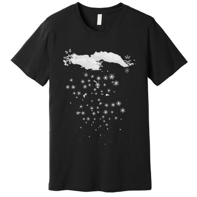 Snowflake Costume Winter Christmas Matching Premium T-Shirt