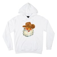 Santa Cowboy Western Christmas Xmas Holiday Pajamas Hoodie