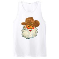 Santa Cowboy Western Christmas Xmas Holiday Pajamas PosiCharge Competitor Tank