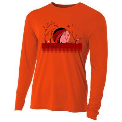 Space Cows With Stars And Planets (Color Options Available) Funny Gift Cooling Performance Long Sleeve Crew