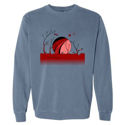 Space Cows With Stars And Planets (Color Options Available) Funny Gift Garment-Dyed Sweatshirt