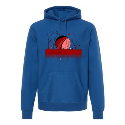 Space Cows With Stars And Planets (Color Options Available) Funny Gift Premium Hoodie