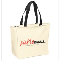 Stay Cool with this Pickleball Design Zip Tote Bag