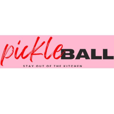 Stay Cool with this Pickleball Design Bumper Sticker