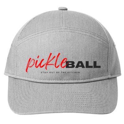 Stay Cool with this Pickleball Design 7-Panel Snapback Hat