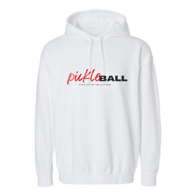 Stay Cool with this Pickleball Design Garment-Dyed Fleece Hoodie