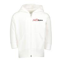 Stay Cool with this Pickleball Design Toddler Zip Fleece Hoodie