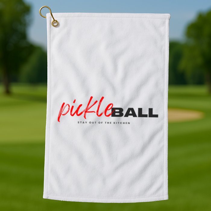 Stay Cool with this Pickleball Design Golf Towel