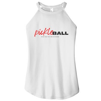 Stay Cool with this Pickleball Design Women's Perfect Tri Rocker Tank
