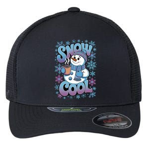 Snow Cool Winter Snowflake Cute Happy Snow Fun Great Gift Flexfit Unipanel Trucker Cap