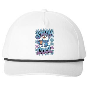 Snow Cool Winter Snowflake Cute Happy Snow Fun Great Gift Snapback Five-Panel Rope Hat