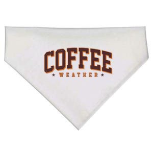 Sporty Coffee Weather Coffee Lover Fall Autumn Fan USA-Made Doggie Bandana