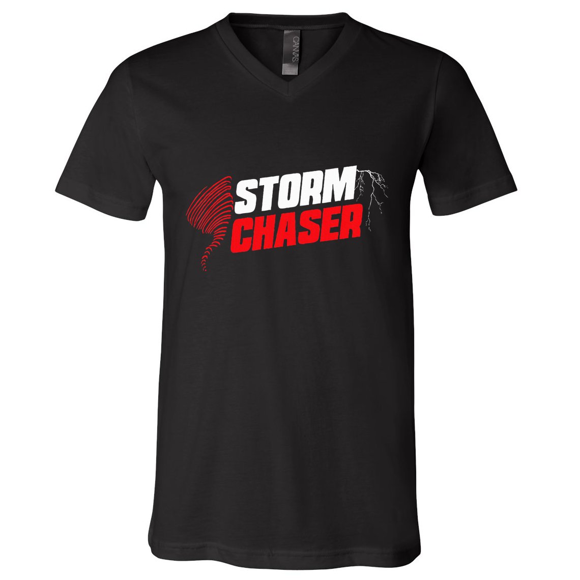 Storm Chaser Weather Tornado V-Neck T-Shirt
