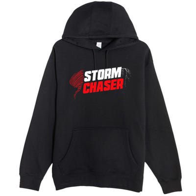 Storm Chaser Weather Tornado Premium Pullover Hoodie