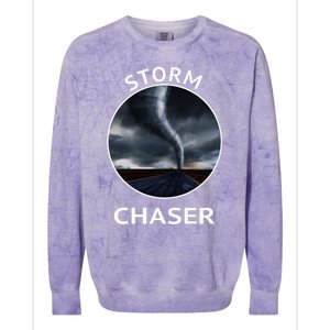 Storm Chaser Weather Tornado Hurricane Apparel Colorblast Crewneck Sweatshirt