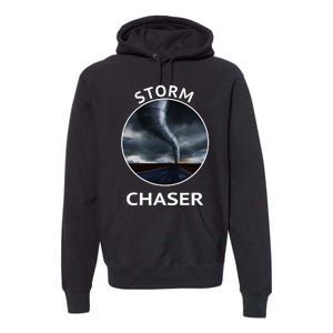 Storm Chaser Weather Tornado Hurricane Apparel Premium Hoodie