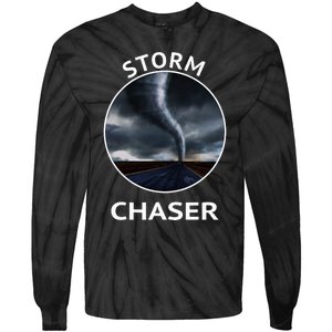 Storm Chaser Weather Tornado Hurricane Apparel Tie-Dye Long Sleeve Shirt