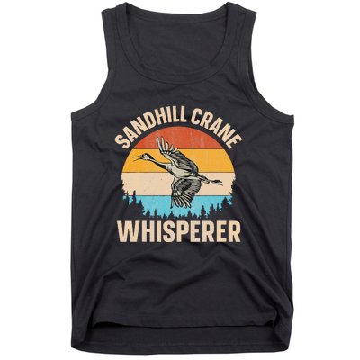 Sandhill Crane Whisperer Design For A Sandhill Crane Lover Tank Top