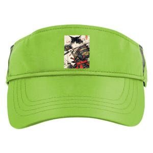 Samurai Cat Warrior Ukiyo Ink Artwork Cat Samurai Adult Drive Performance Visor