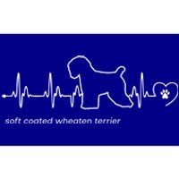 Soft Coated Wheaten Terrier Heartbeat Gift Bumper Sticker