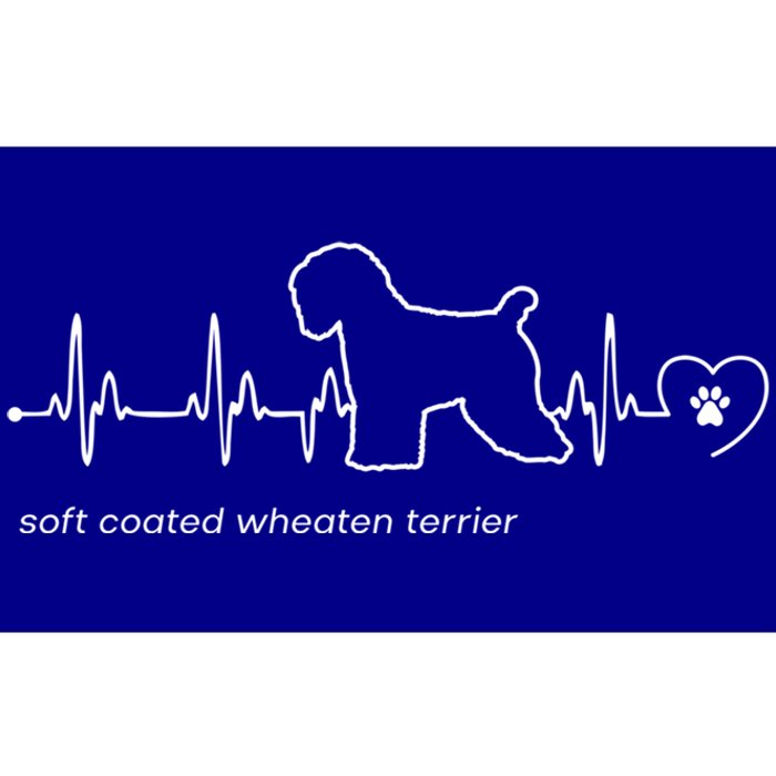 Soft Coated Wheaten Terrier Heartbeat Gift Bumper Sticker