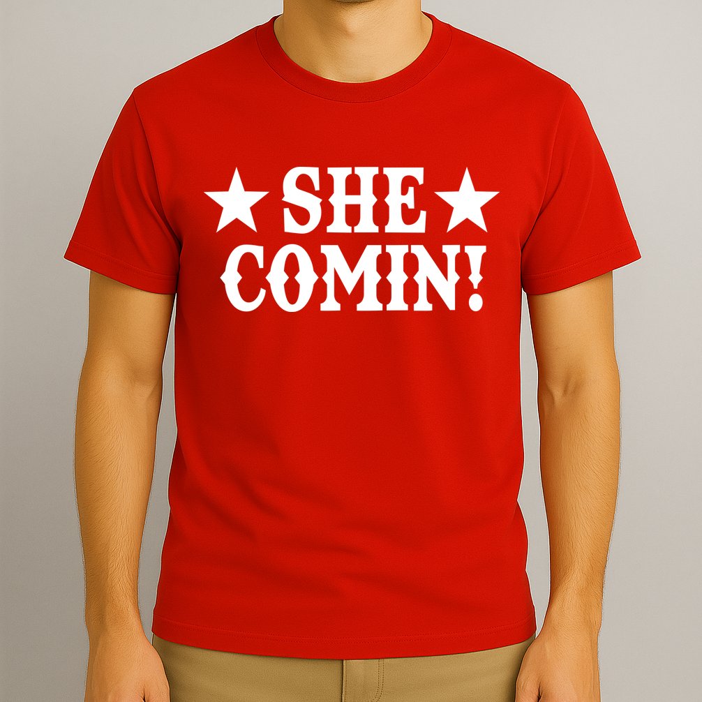 She Comin! Western Cowboy Cowgirl T-Shirt
