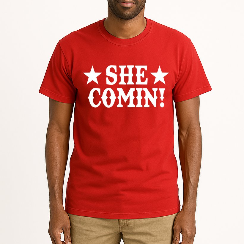 She Comin! Western Cowboy Cowgirl Tall T-Shirt