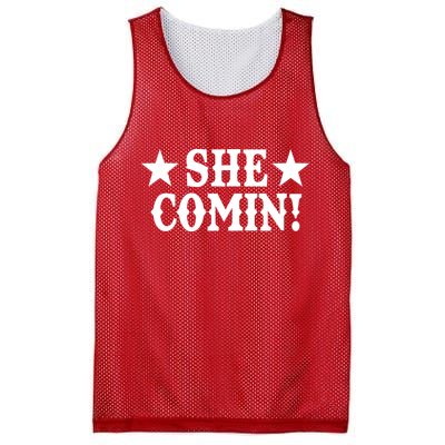 She Comin! Western Cowboy Cowgirl Mesh Reversible Basketball Jersey Tank