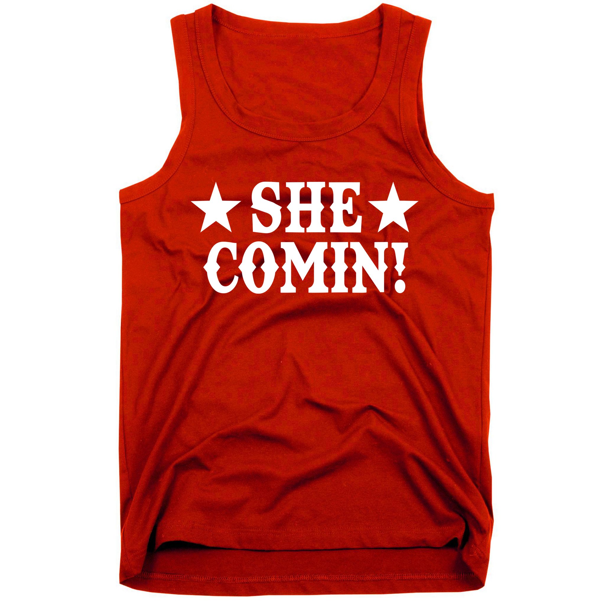 She Comin! Western Cowboy Cowgirl Tank Top