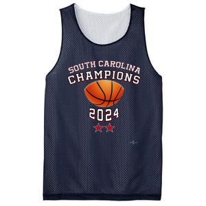 South Carolina Women Basketball Champion 2024 Mesh Reversible Basketball Jersey Tank