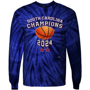 South Carolina Women Basketball Champion 2024 Tie-Dye Long Sleeve Shirt