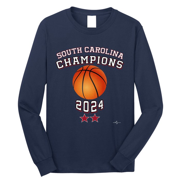 South Carolina Women Basketball Champion 2024 Long Sleeve Shirt